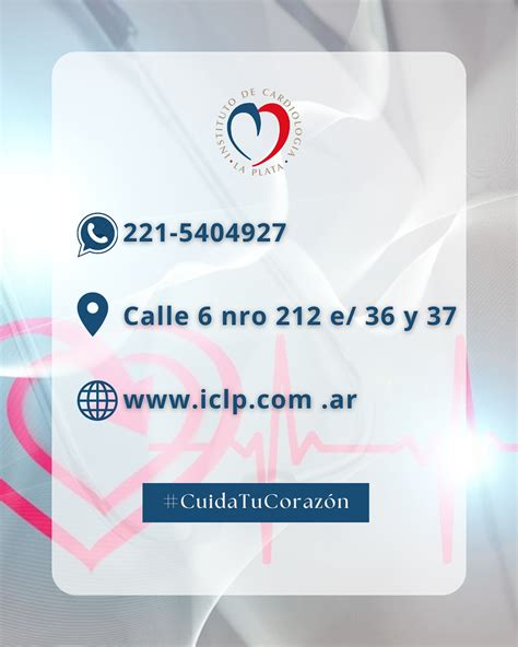instituto de cardiología la plata.